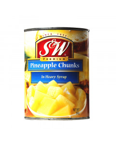 S&W Pineapple Chunks - Carton