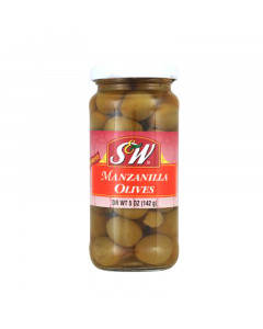 S&W Plain Manzanilla Olives - Carton