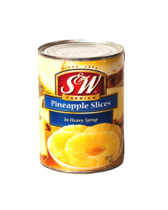 S&W Pineapple Slices - Carton