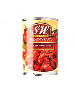 S&W Ready Cut Diced Tomatoes - Carton