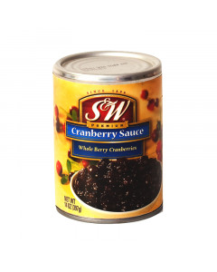 S&W Whole Cranberry Sauce - Carton