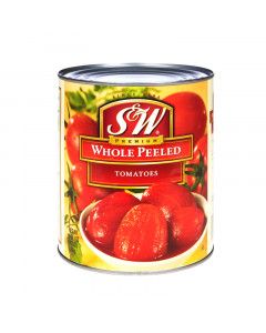 S&W Whole Peeled Tomatoes - Carton