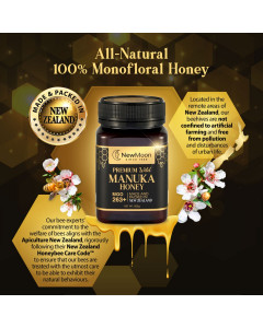  New Moon Premium Wild Manuka Honey (MGO263+) - Carton