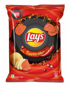 Lay's Hot & Spicy Potato Chips Halal - Carton