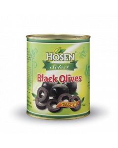 Hosen Black Olives Sliced Spain - Carton