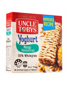 Uncle Tobys Yoghurt Topps Mango And Passionfruit Muesli Bar - Case