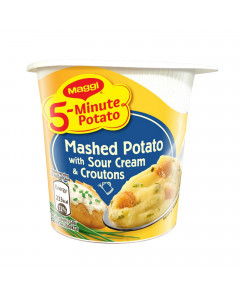 MAGGI 5-Minute Cup Mashed Potato Sour Cream Croutons - Case