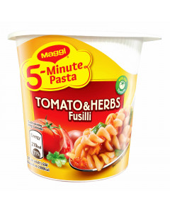 MAGGI 5-Minute Cup Pasta Tomato Herbs Fusilli - Case