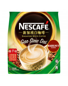 NESCAFE Singapore White Coffee Gao Siew Dai Hazelnut - Carton