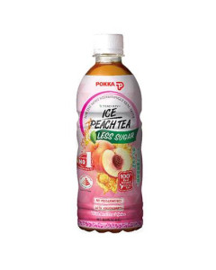 Pokka Ice Peach Tea Less Sugar Pet Bottle - Carton