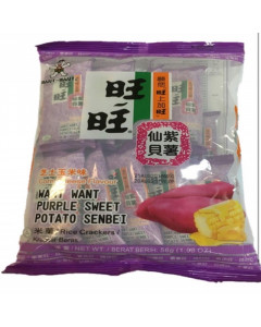 Want Want Purple Sweet Potato Senbei - Carton