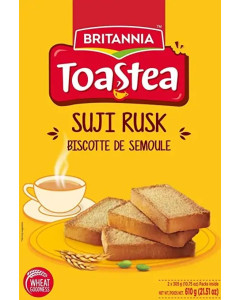 BRITANNIA WHEAT RUSK (SUJI TOAST) 610GM - Carton
