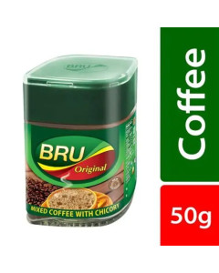 Bru Coffee Green Original Bottle 50Gm - Carton
