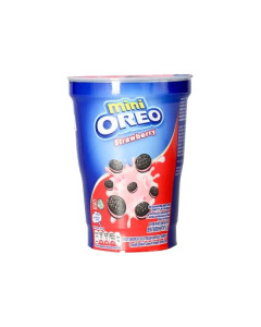 Export OREO MINI BISCUIT ORIGINAL STRAWBERRY 58.4GR X 24 POUCH -20FCL- Carton