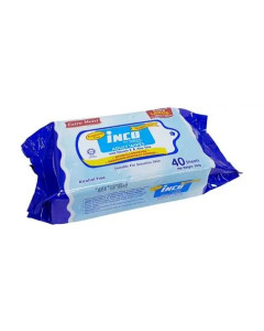 Pureen Inco Adult Wipes Extra Large 40's-Carton