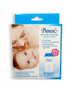 Pureen Breast Milk Storage Bags 20s-Carton