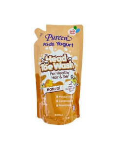 Pureen Kids Yog. HTTW Refill Pack (Natural) 600ml-Carton