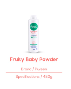 Pureen Fruity Baby Powder 480g-Carton