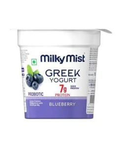 Milky Mist Greek Yoghurt Blueberry 100GM