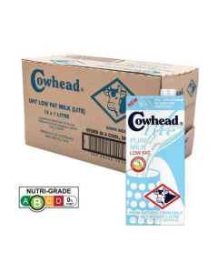 Cowhead High Calcium Lite Milk - Carton
