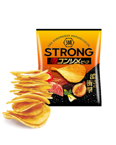 Koikeya Pure Japanese Potato Chips Oni Consomme Flavor 52g-Carton