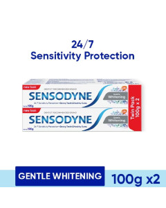SENSODYNE TOOTHPASTE GENTLE WHITENING (2x100G) - Carton
