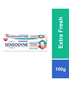 SENSODYNE TOOTHPASTE SENSITIVITY & GUM EXTRA FRESH (12x100G) - Carton