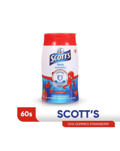 SCOTT'S DHA GUMMIES STRAWBERRY (24x60's) - Carton