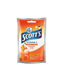 SCOTT'S VITAMIN C ORANGE (12x30G) ZIPPER PACK - Carton