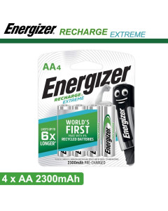 ENERGIZER RC NH15E RP4 (2300 mAh) 4AA [Extreme] (1373)-Carton