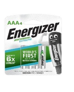 ENERGIZER RC NH12E RP4 (800 mAh) 4AAA [Extreme] (1564)-Carton