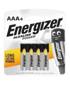 Energizer AAA E92 BP4 Y (2281) 20x4s-Carton
