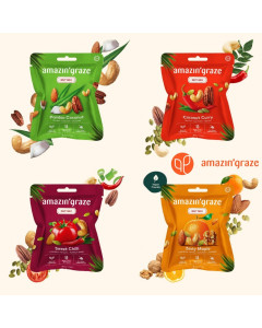 Amazin Graze Gourmet Nut Mixes Minis - Carton