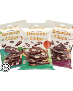 Amazin Graze Brownie Chips - Carton