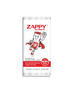 Zappy Ultimate AntisepticWipes 1s-Carton