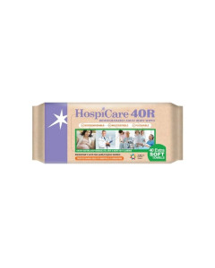 HospiCare BiodeagradableAdult Body Wipes Resealable - 40 Sheets-Carton
