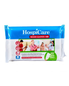 HospiCare Wash Gloves 10R-Carton