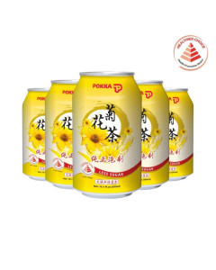 POKKA CHRYSANTHEMUM TEA LESS SUGAR (SLEEK CAN 300ML)- Carton