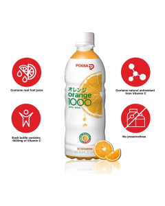POKKA ORANGE 1000 (500ML X 24)- Carton