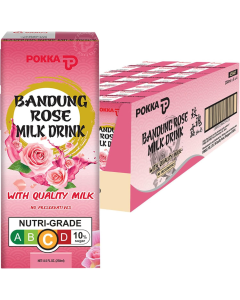 POKKA BANDUNG ROSE MILK DRINK (250ML X 24)- Carton