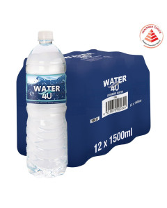 WATER 4 U (1500ML X 12)- Carton