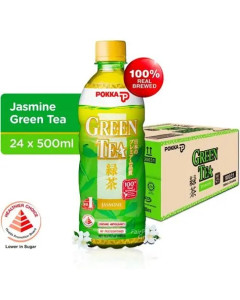 POKKA JASMINE GREEN TEA (500ML X 24)- Carton