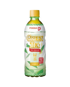 POKKA JASMINE GREEN TEA (NO SUGAR) (500ML X 24)- Carton