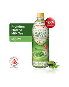 POKKA MATCHA MILK TEA (500ML X 24)- Carton