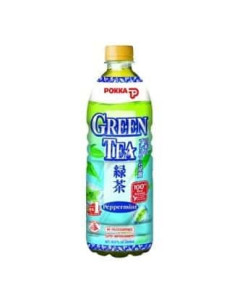 POKKA PEPPERMINT GREEN TEA (500ML X 24)- Carton
