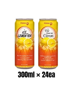 POKKA ICE LEMON TEA (SLEEK CAN 300ML X 24 ) - Carton