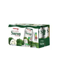 POKKA SOURSOP JUICE DRINK 6S 300ML (SLEEK CAN)- Carton