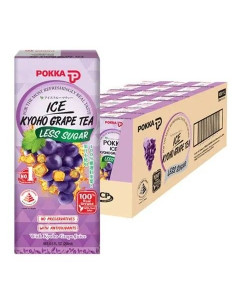 T/P POKKA ICE KYOHO GRAPE TEA (LS) (250ML X 6S X 4)- Carton
