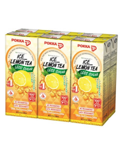 T/B POKKA LEMON TEA (LESS SUGAR) (250ML X 6S X 24)- Carton
