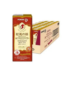 T/B POKKA PREM AFT TEA STRAIGHT RED TEA (250ML X 6S X 4)- Carton
